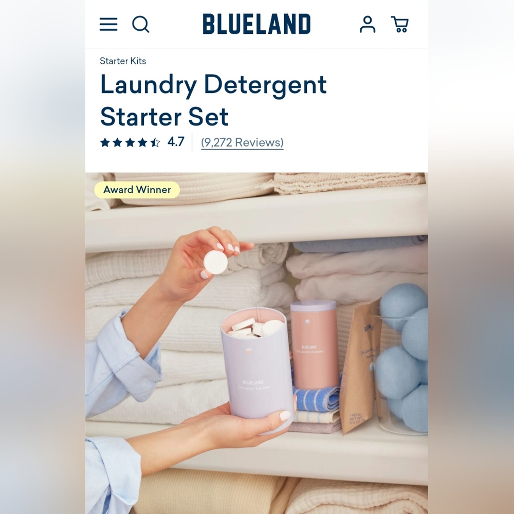 Blueland Laundry Detergent Starter Set